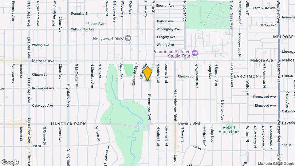 569 N Rossmore Ave Mapa y Detalles de la Ubicación