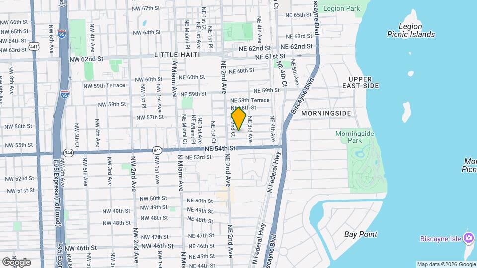 242 NE 55th Terrace Map and Location Details