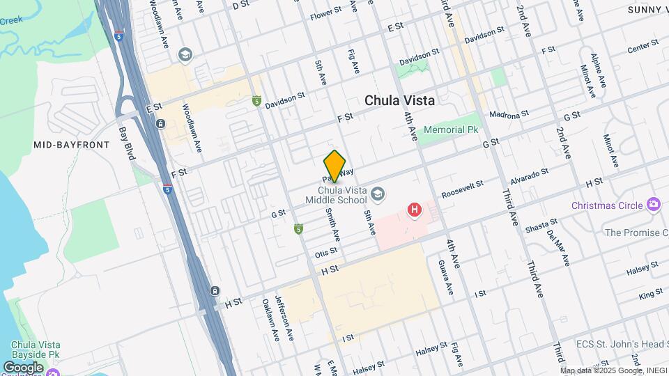 535-537 G St Mapa y Detalles de la Ubicación