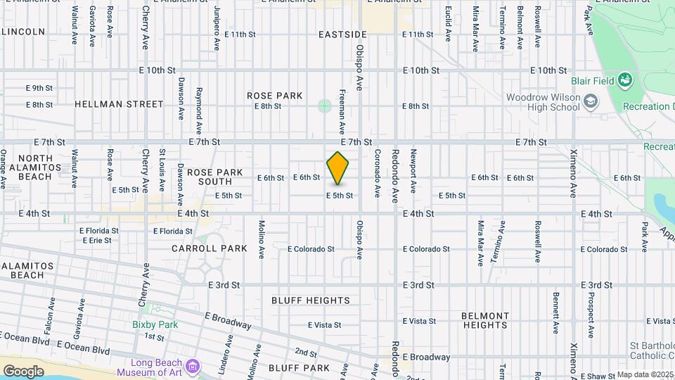3025 E 5th St Map and Location Details