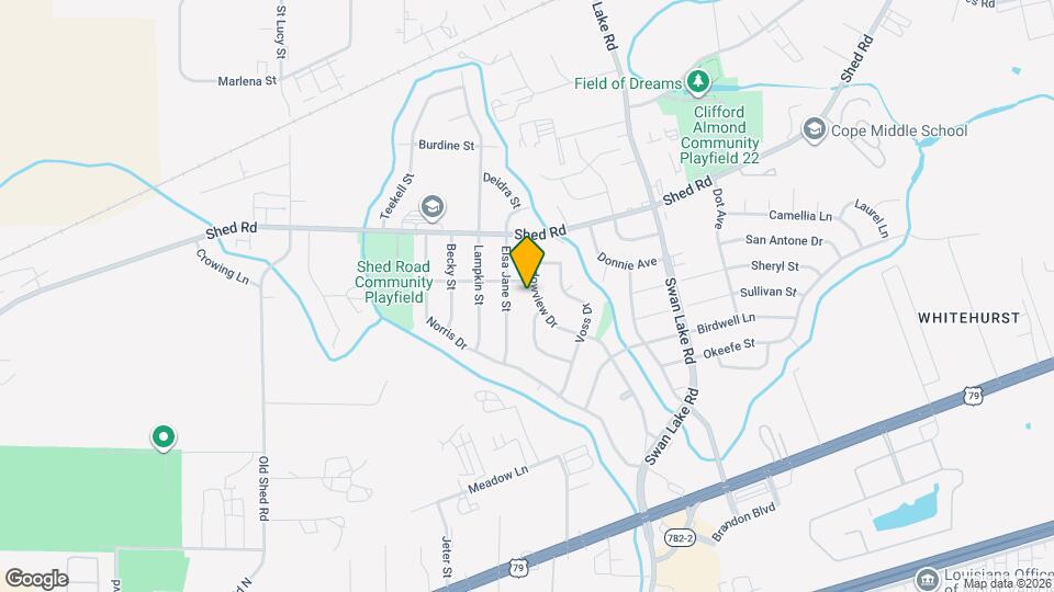 1305 Meadowview Dr Mapa y Detalles de la Ubicación