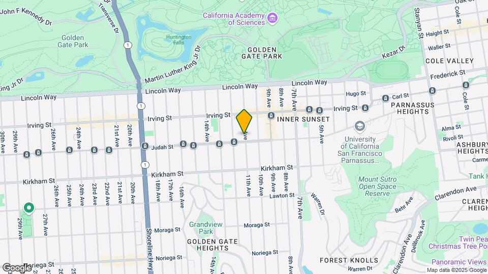 608 Judah St Map and Location Details