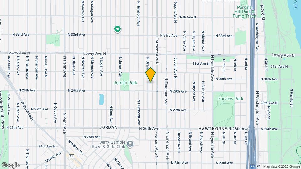 2918 N Girard Ave Map and Location Details