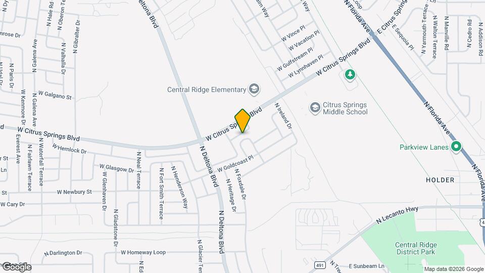 7250 N Freeport Cir Map and Location Details