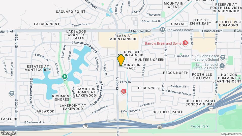 4013 E Amberwood Dr Map and Location Details