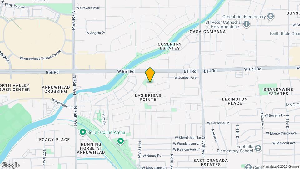 6962 W Juniper Ave Map and Location Details