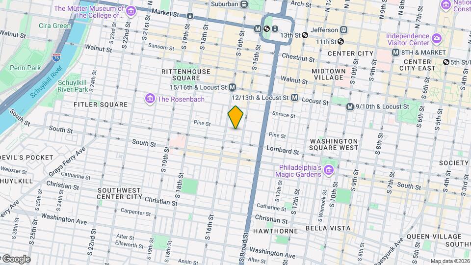 1514 Pine St Map and Location Details