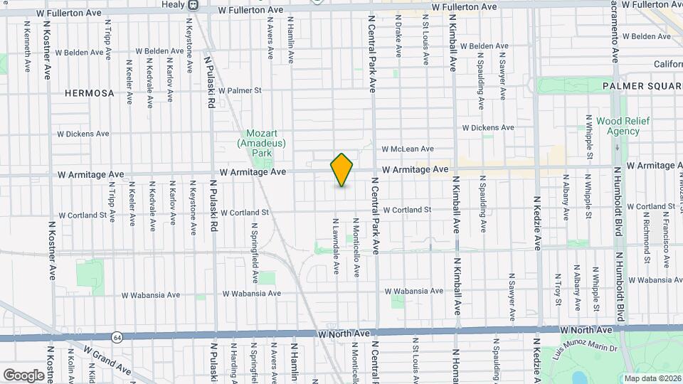 1927 N Lawndale Ave, Unit B Mapa y Detalles de la Ubicación
