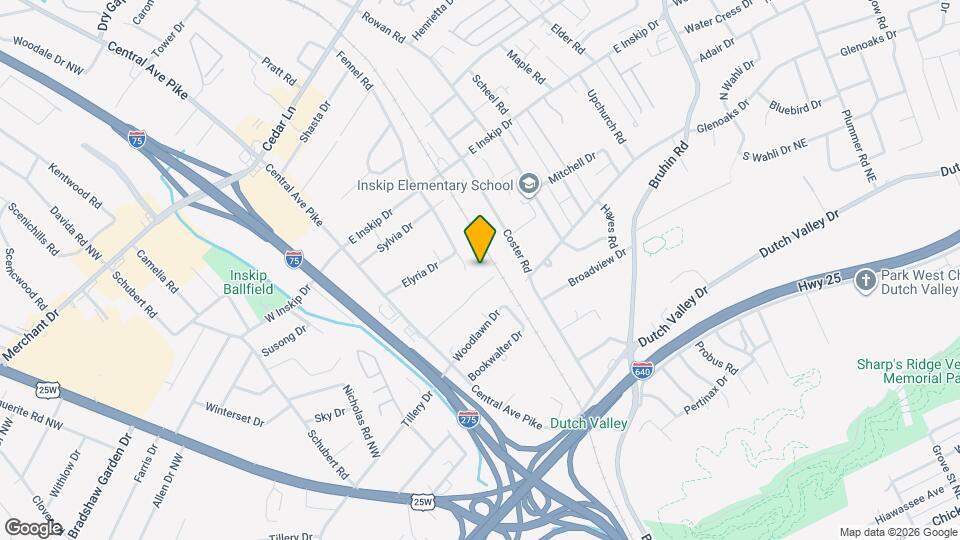 Central Terrace Apartments Map and Location Details