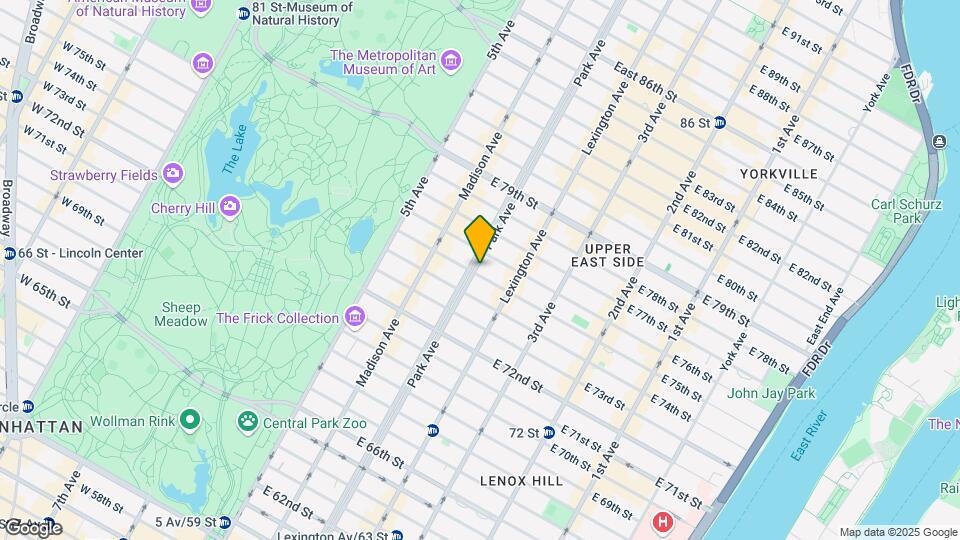 823 Park Ave Map and Location Details