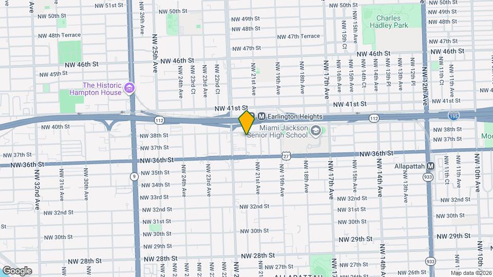 3735 NW 21st Ct Map and Location Details