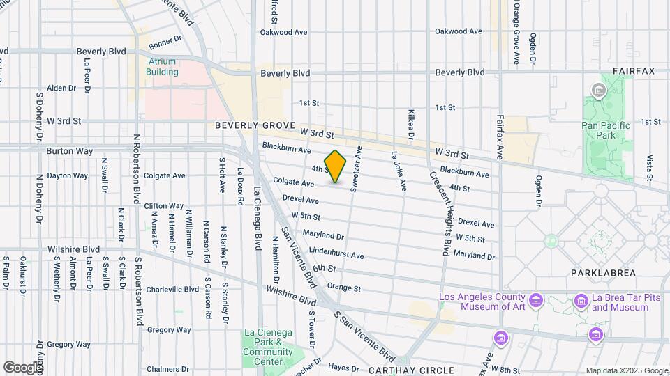 6631 Colgate Ave Map and Location Details