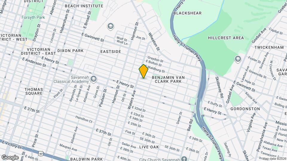 1112 E Duffy St, Unit Duffy Mapa y Detalles de la Ubicación