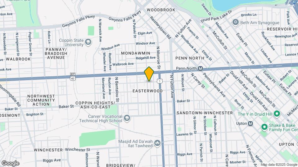1737 N Payson St Map and Location Details