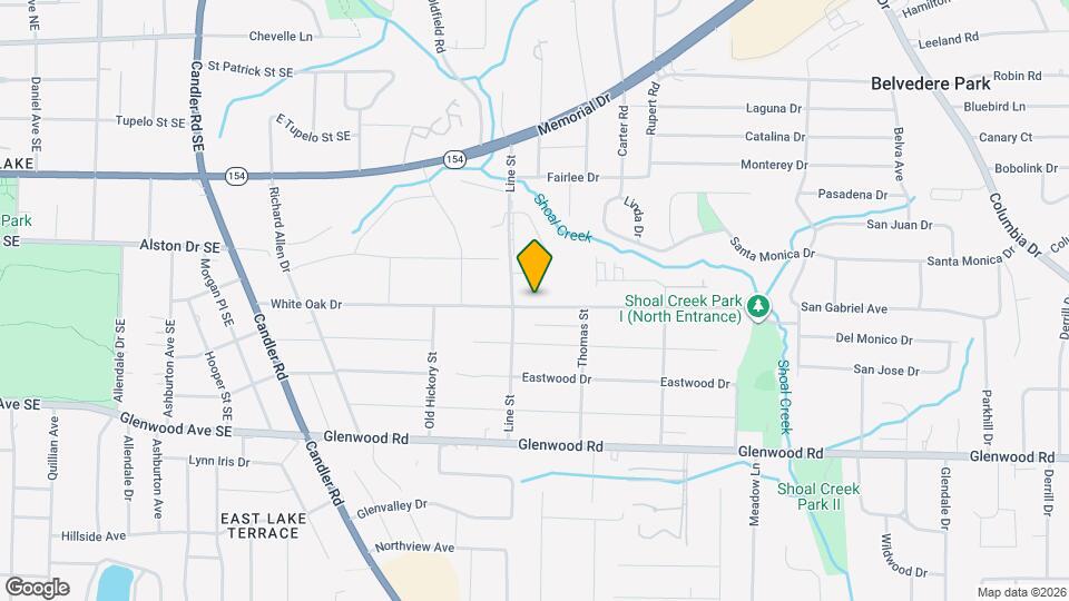 2706 White Oak Dr Map and Location Details