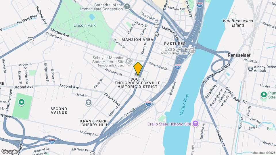 347 S Pearl St Map and Location Details