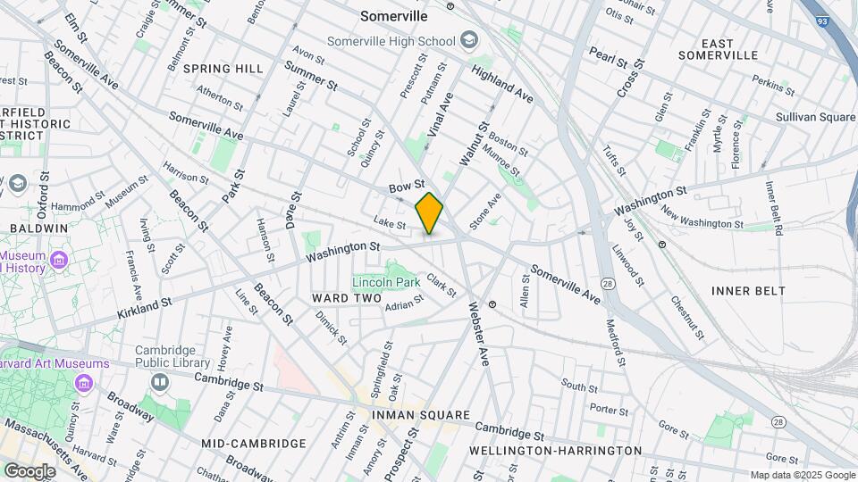 279 Washington St, Unit 3 Map and Location Details