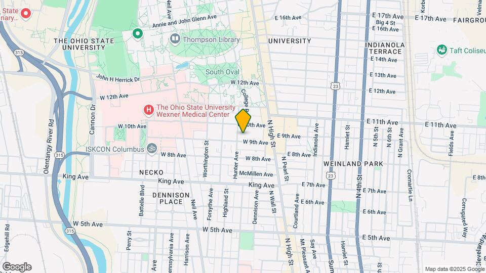 90 W 9th Ave Mapa y Detalles de la Ubicación