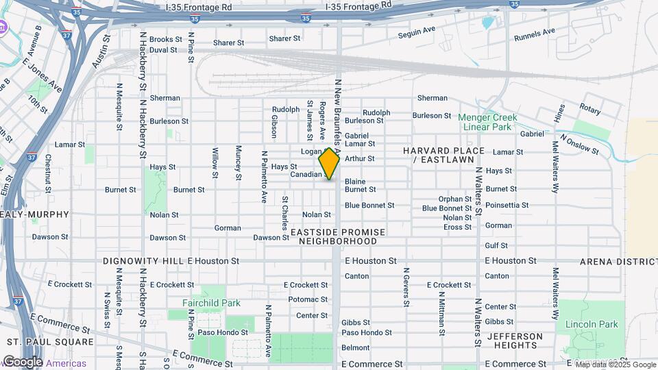 1427 Burnet St Mapa y Detalles de la Ubicación