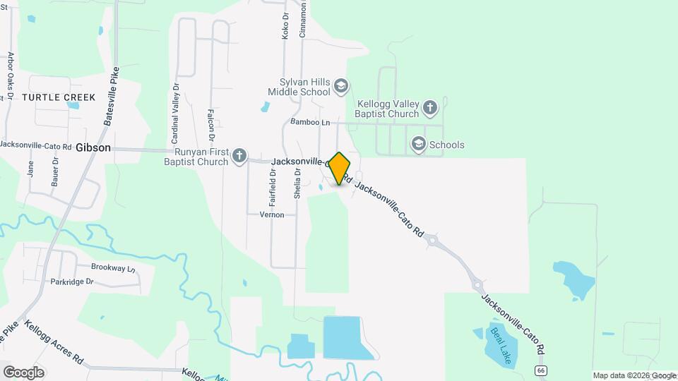 9917 Jacksonville-Cato Rd Map and Location Details