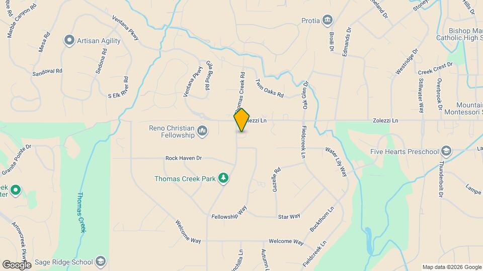 12630 Thomas Creek Rd Map and Location Details