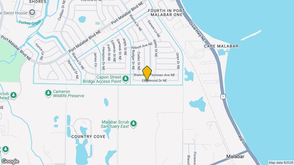 3134 Edgewood Dr NE Map and Location Details