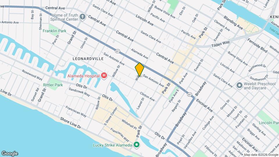 1012 Walnut St Map and Location Details