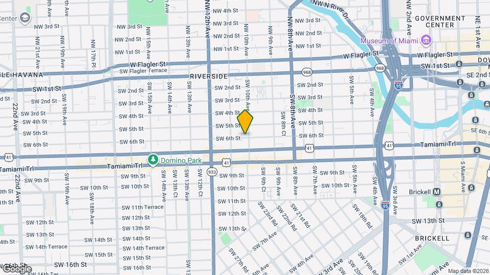 1025 SW 6th St Mapa y Detalles de la Ubicación