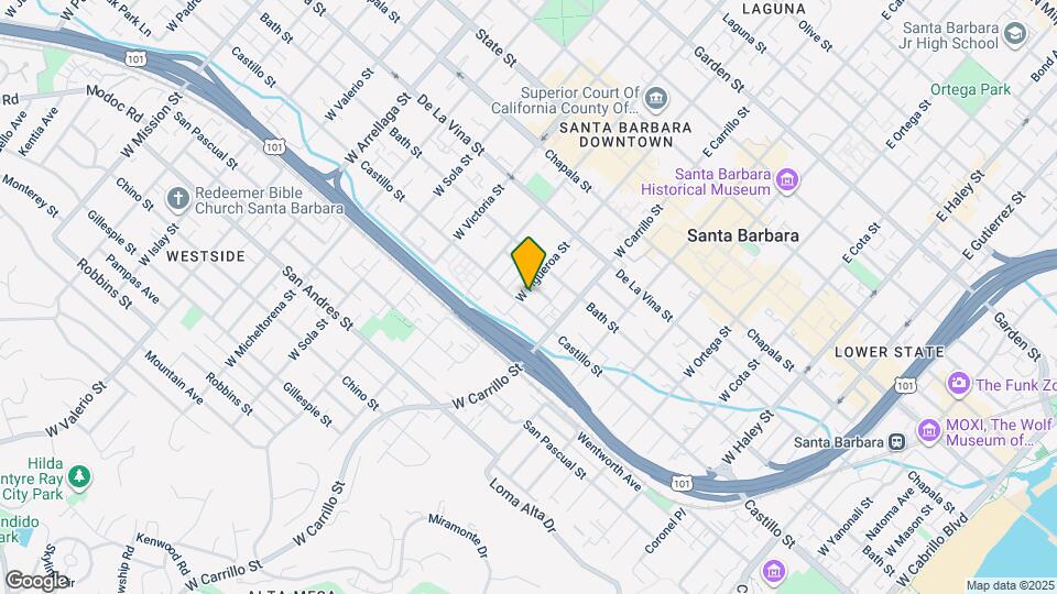 327 W Figueroa St Map and Location Details