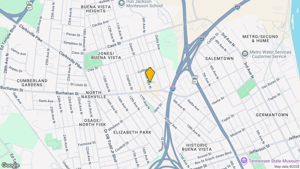 1808 10th Ave N Map and Location Details