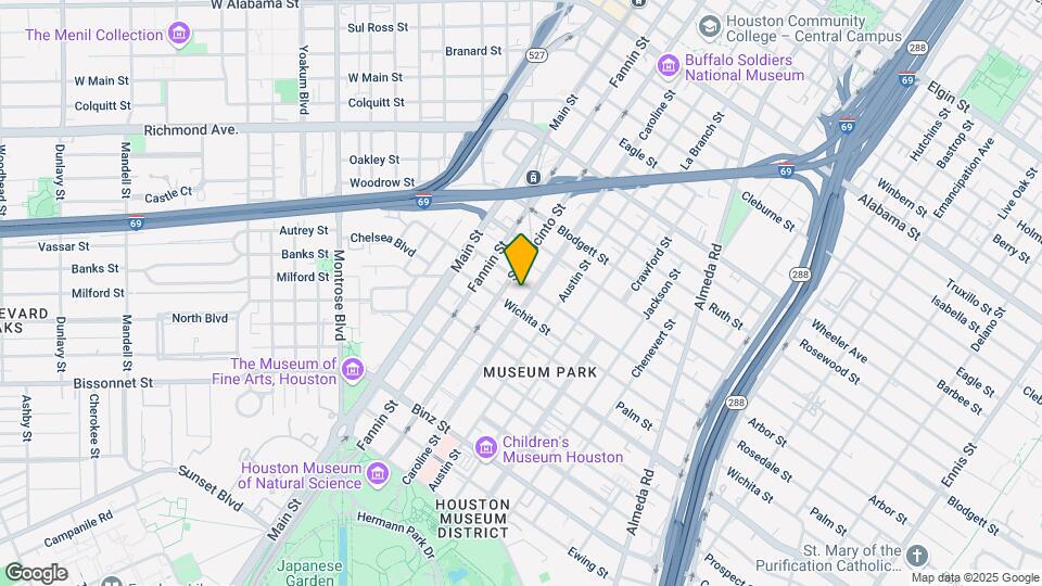 1216 Rosedale St Mapa y Detalles de la Ubicación