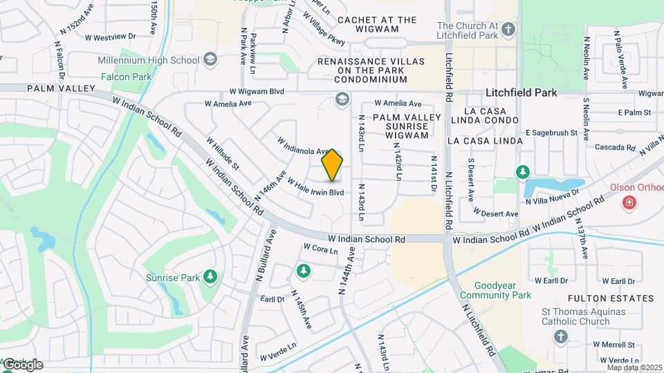 14451 W Weldon Ave Map and Location Details