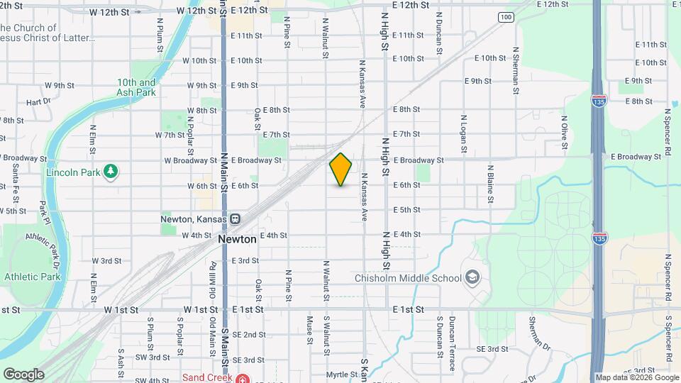 413 E 6th St Map and Location Details