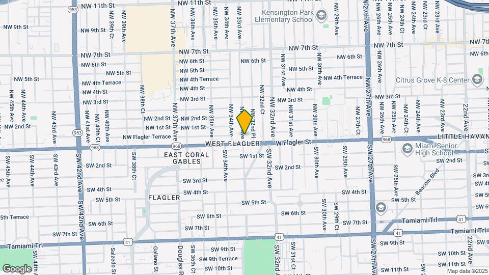 23 NW 33rd Ave Map and Location Details