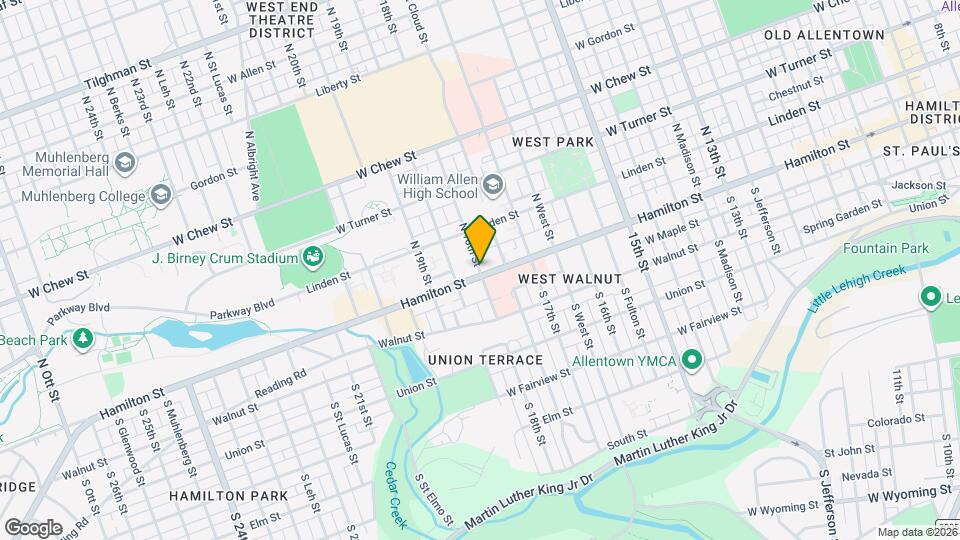 Commodore/Hamilton West Map and Location Details