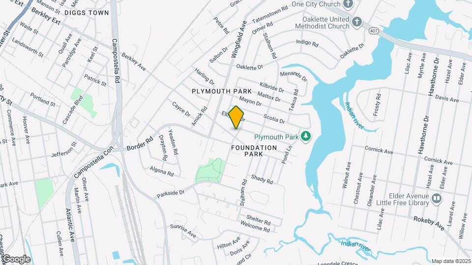 709 Windy Rd Map and Location Details