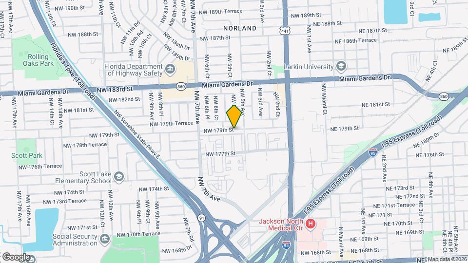 516 NW 179th St Map and Location Details