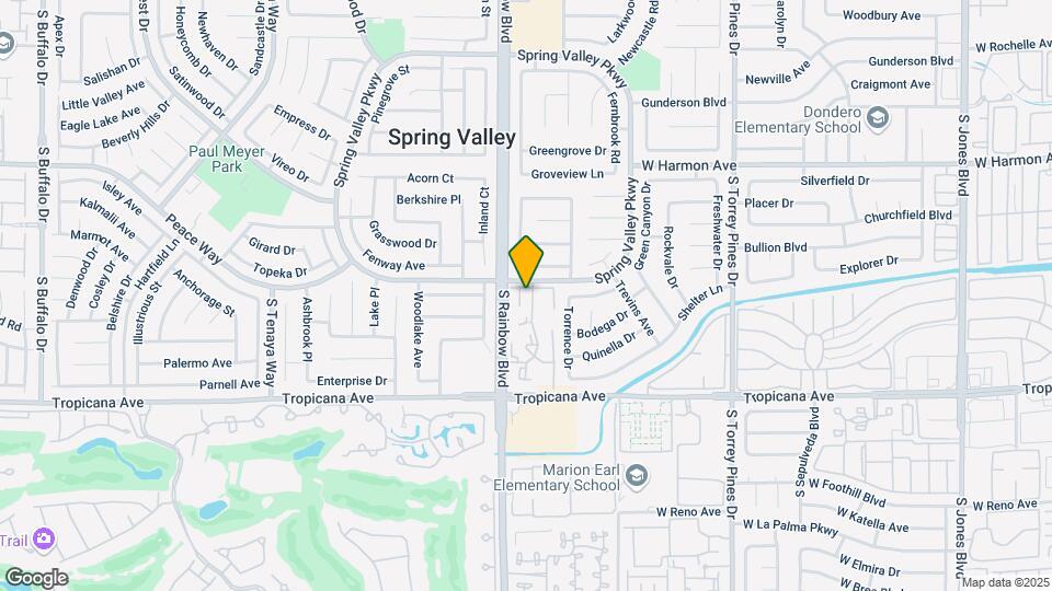 4701 Nara Vista Way Map and Location Details