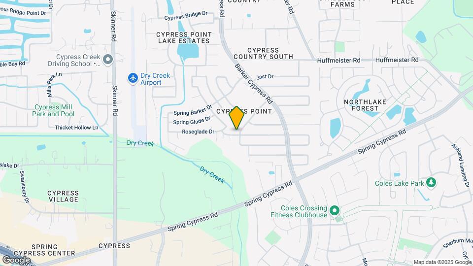14303 Golden Cypress Ln Map and Location Details