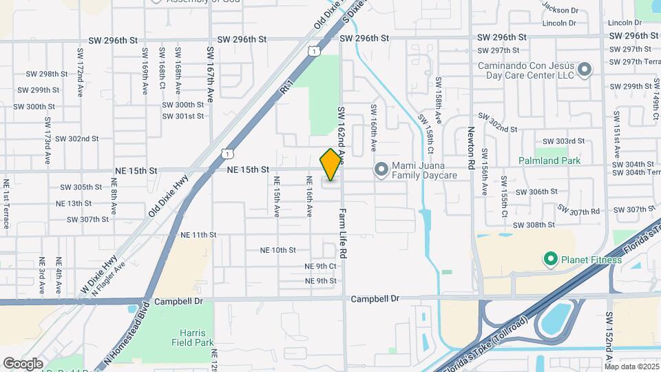 16227 SW 305th St Map and Location Details