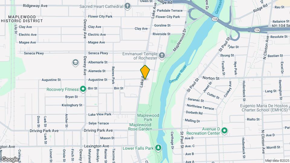 1108 Lake Ave Map and Location Details