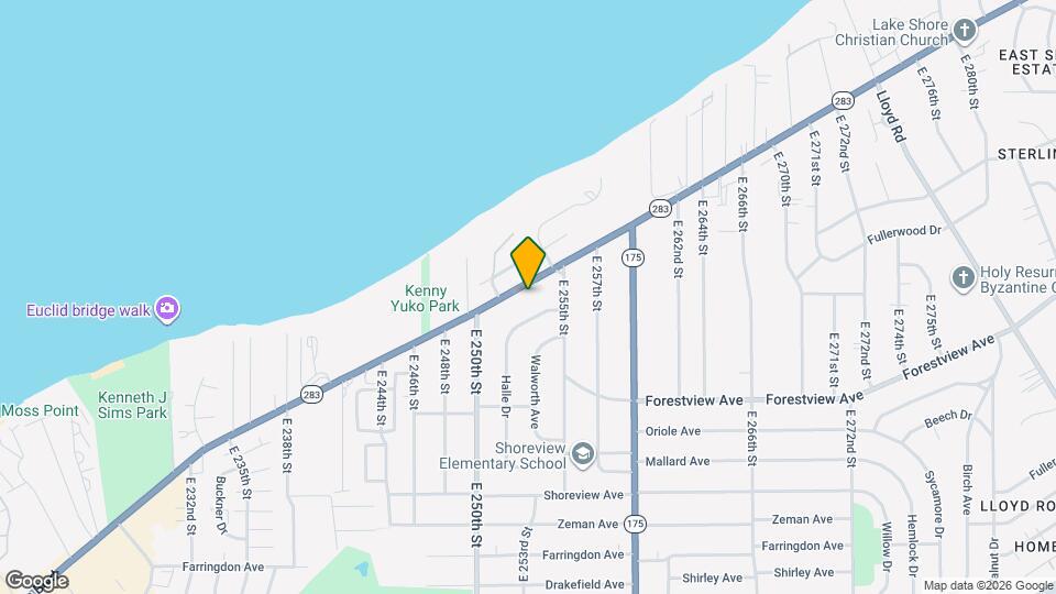 25300 Lakeshore Blvd, Unit 25300 Lakshore Blvd Map and Location Details