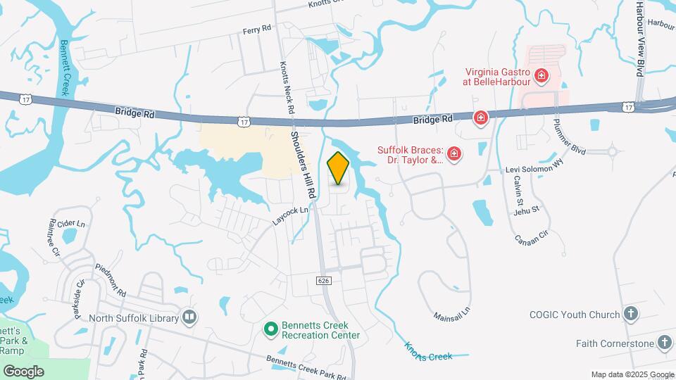 Arbors at Shoulders Hill Mapa y Detalles de la Ubicación