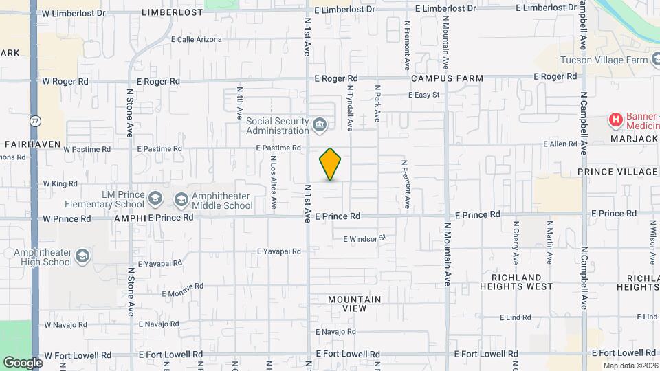 721 E Joan Pl Map and Location Details
