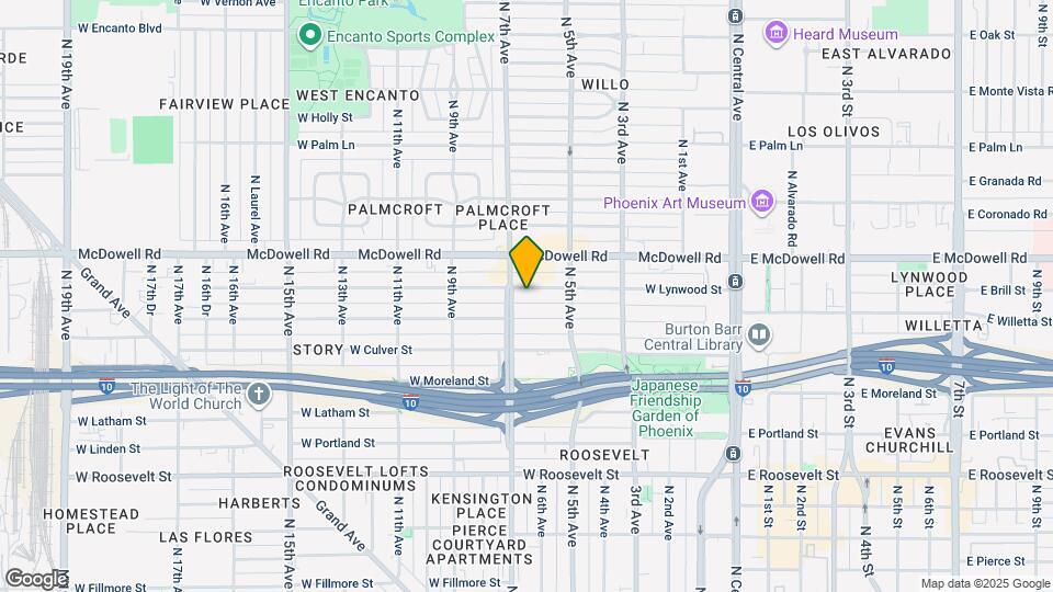 525 W Lynwood St Map and Location Details