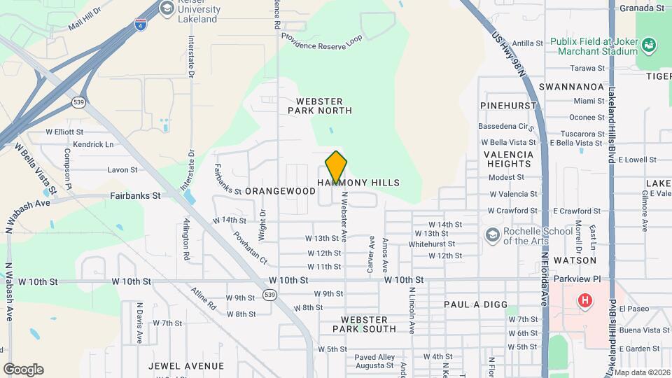 1717 Bush Ave Map and Location Details