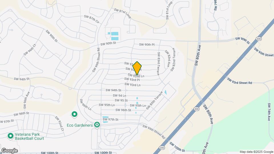 8666 SW 92nd Ln Map and Location Details