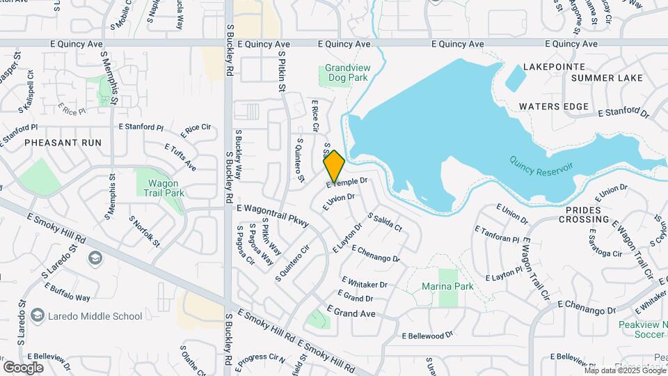 17496 E Temple Dr Map and Location Details
