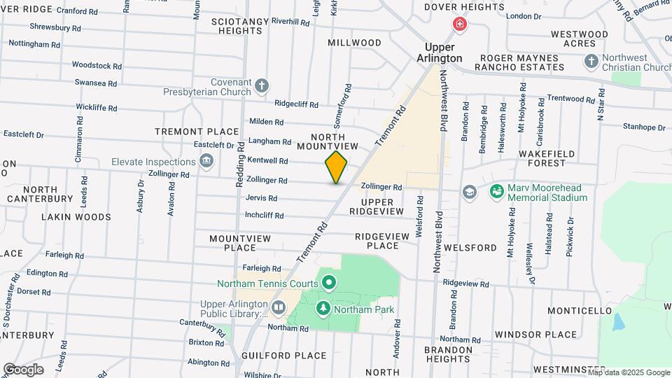 1915 Zollinger Rd Map and Location Details