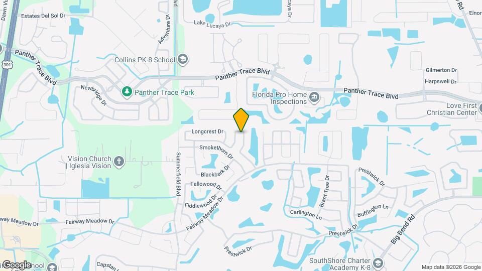 12845 Longcrest Dr Map and Location Details